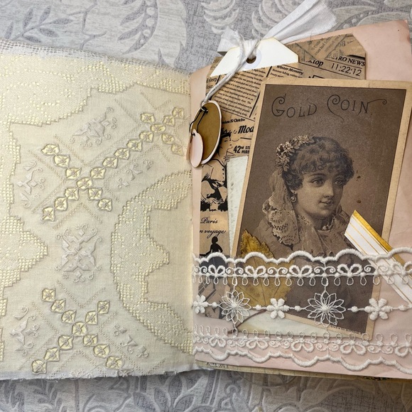 Vintage Handmade Junk Journal - Picture 4 of 17